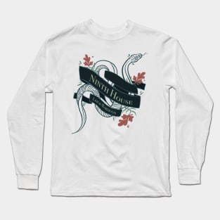 Snake Ninth House Banner - Graphic Illustration Long Sleeve T-Shirt